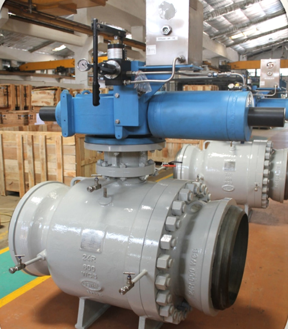 Ball Valve with Hydraulic Actuator